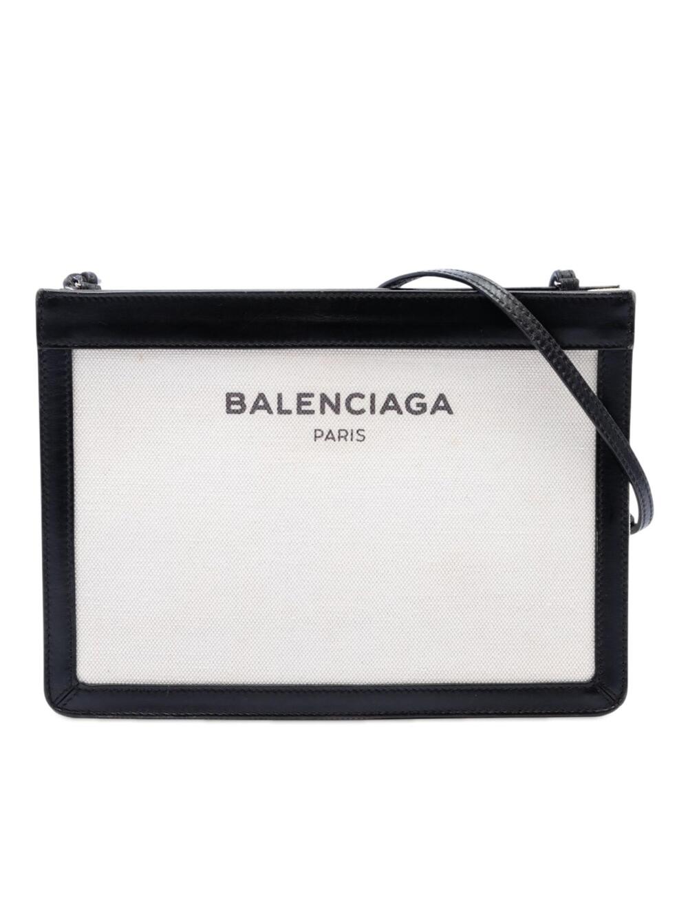 Balenciaga Canvas Navy Pochette #361960B55B